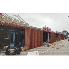 防腐木柵欄防腐木格柵定制