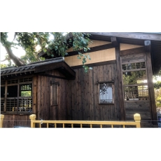 防腐木仿古木屋